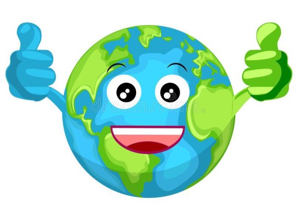 Планета земля улыбается