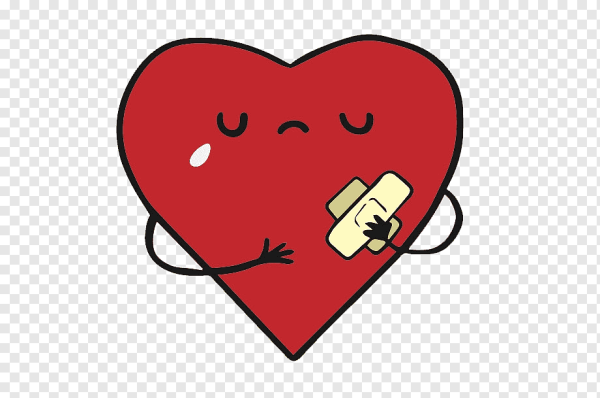 Сердечко мультяшное