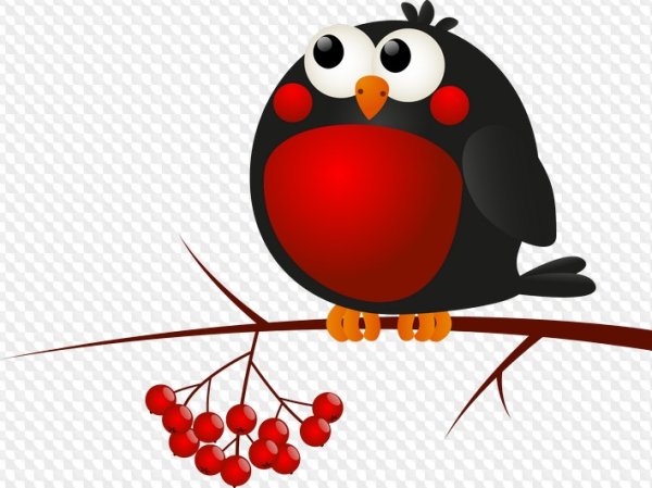 Снегирь из мультика