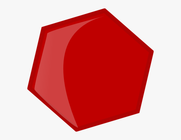 Красный шестиугольник