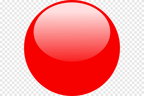 Красный кружок на прозрачном фоне