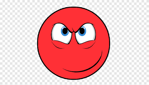 Красный шар с глазами