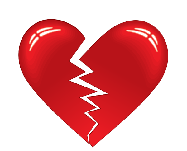 Разбитое сердце смайлик