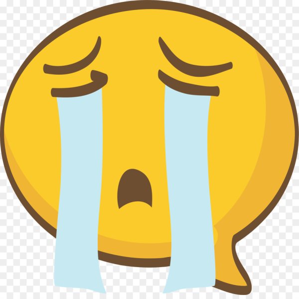 ЭМОДЖИ Плачущий смайлик