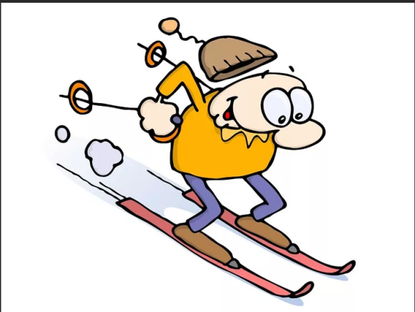 Горнолыжный спорт анимация