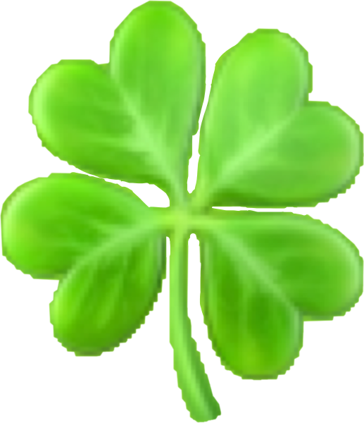 Четырёхлистный Клевер эмодзи