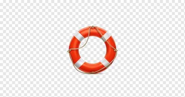 Смайлик спасательный круг