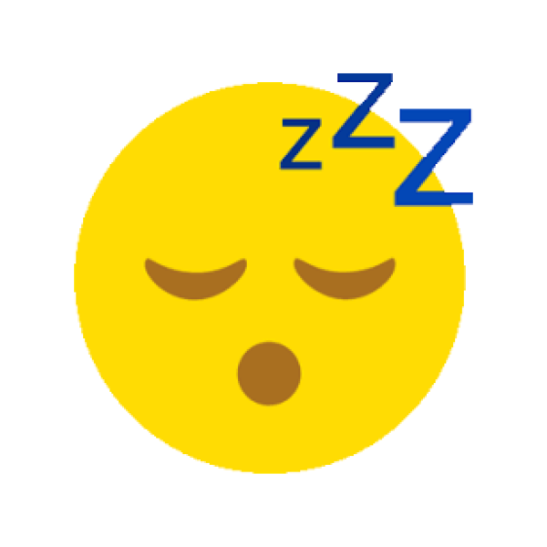 Смайлик спит