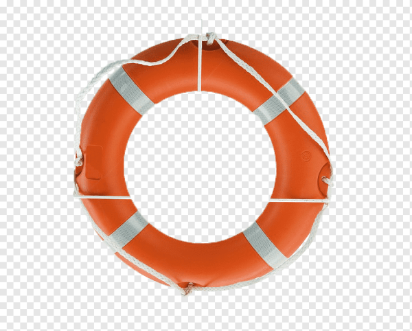 Спасательный круг оранжевый