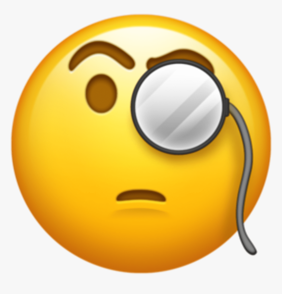 Смайлик с моноклем