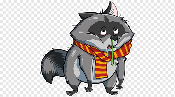 Енот Елисей Стикеры