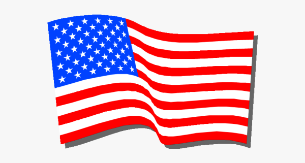 Смайлик американский флаг