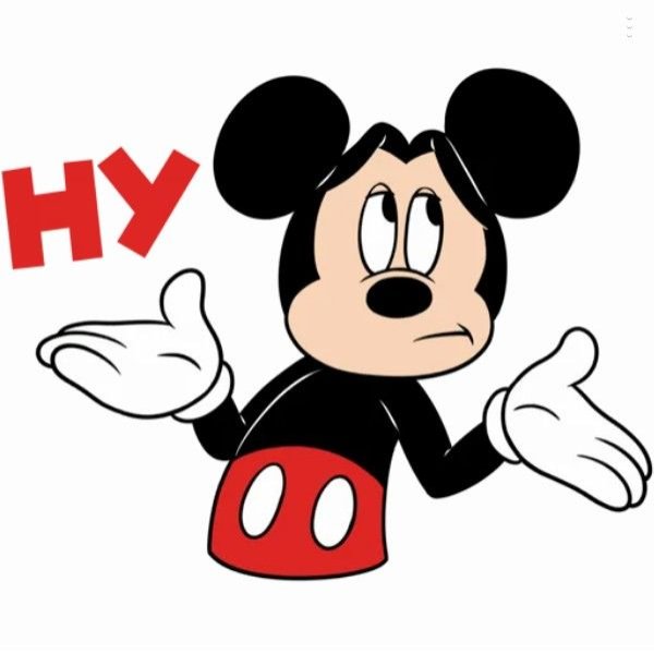Стикеры Микки Маус