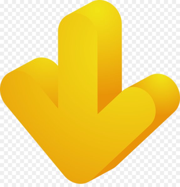 Желтая стрелка вниз