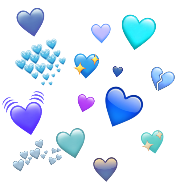 Сердце синее