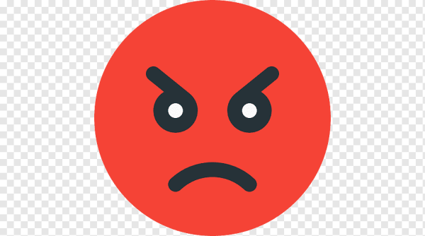 Красный злой Смайл