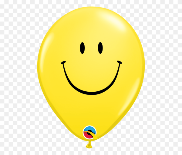 Желтый смайлик с улыбкой