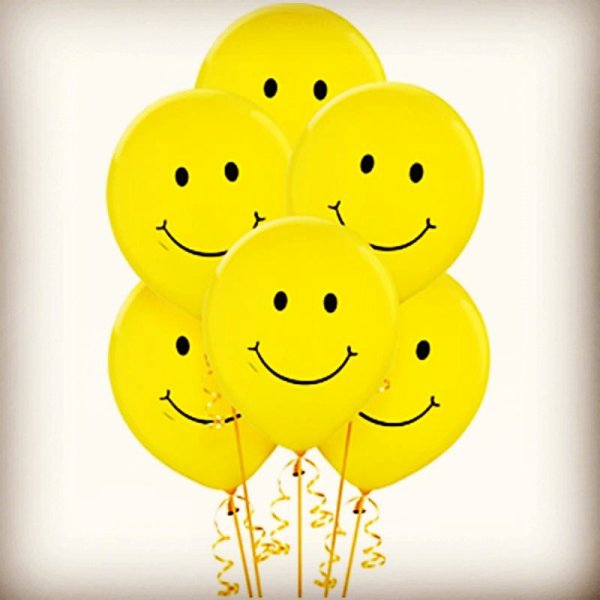 Гелиевые шары смайлики
