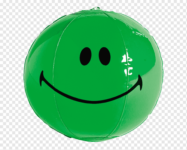 Мячик - зеленый смайлик