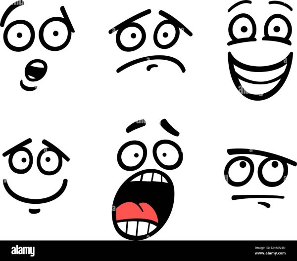 Испуганное лицо вектор