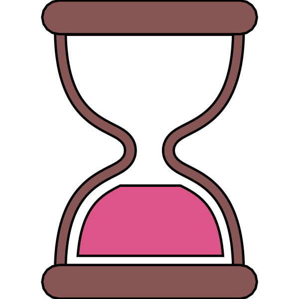 Песочные часы стикер