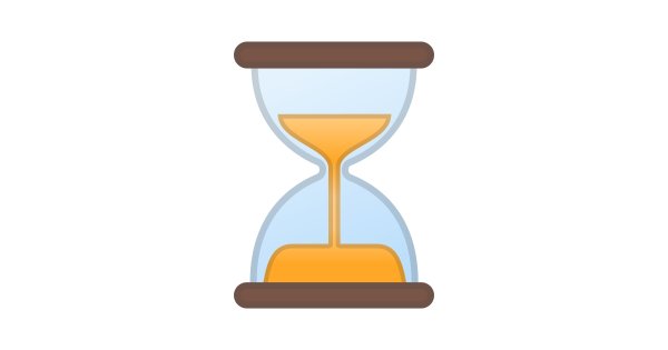 Эмодзи песочные часы