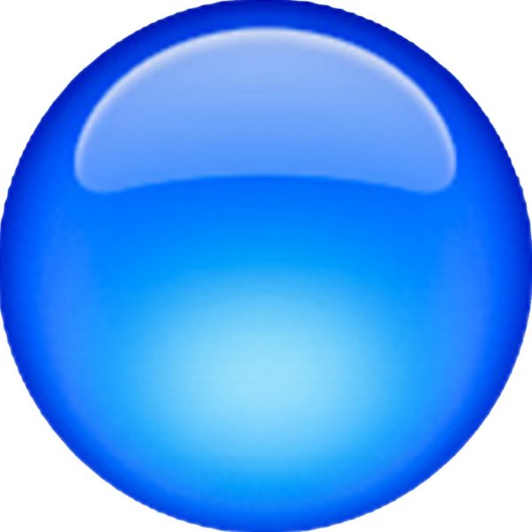 Голубой смайлик