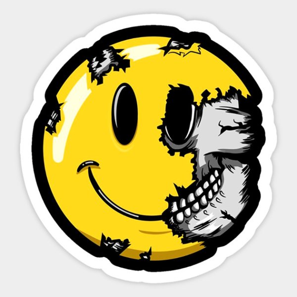 Смайлик скелетон