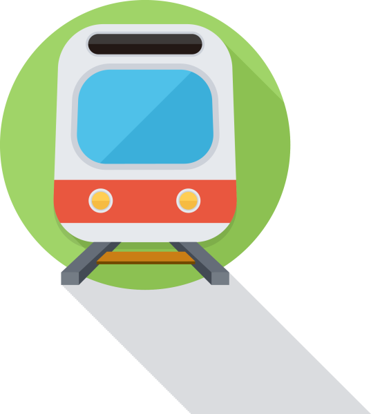 Скоростной поезд ЭМОДЖИ