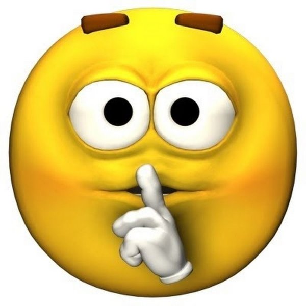 Смайлик тишина