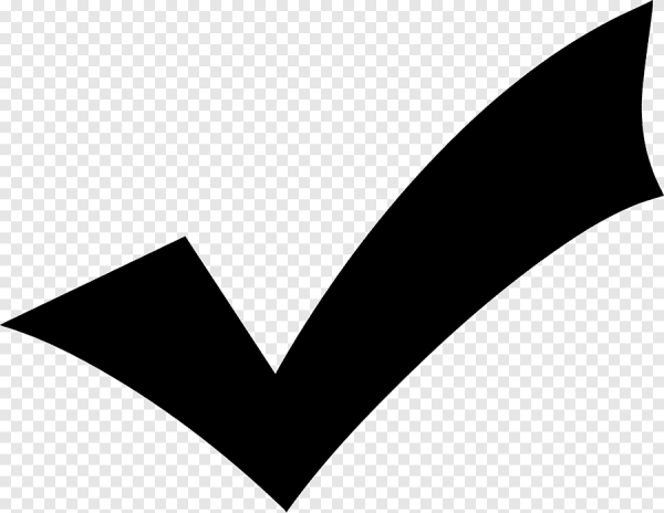 Галочка силуэт