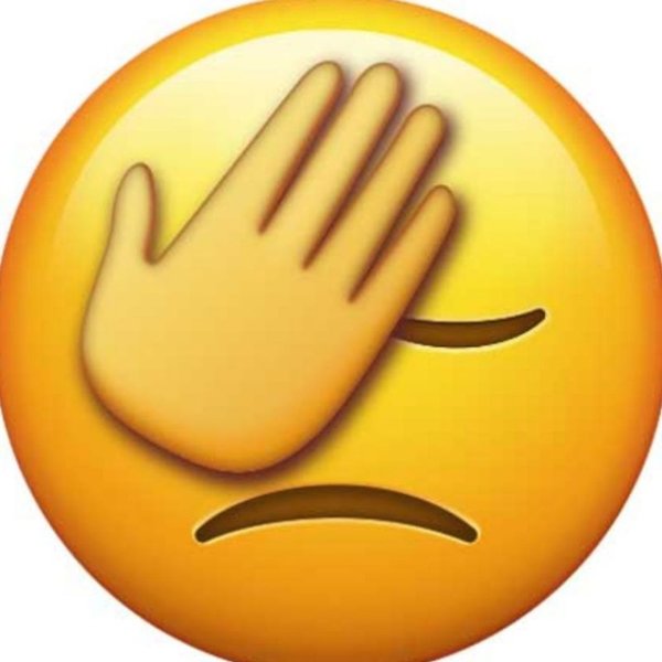 Смайлик фейспалм