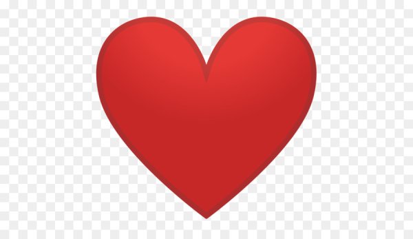 Красное сердечко