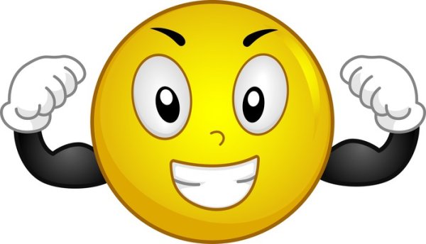 Накаченный смайлик