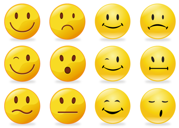 Смайлики с разными эмоциями