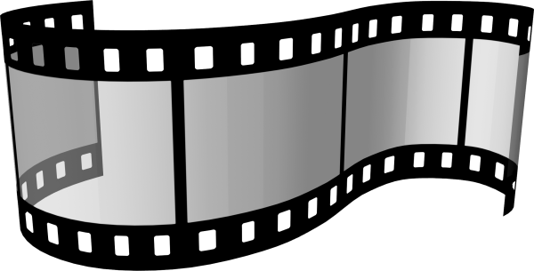 Кинопленка на прозрачном фоне