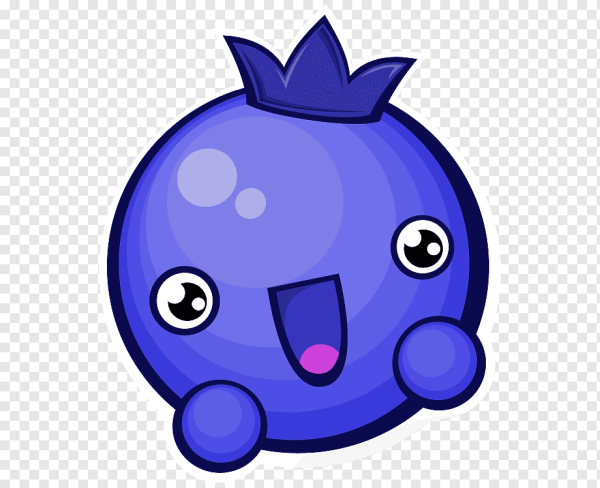 Черника стикер