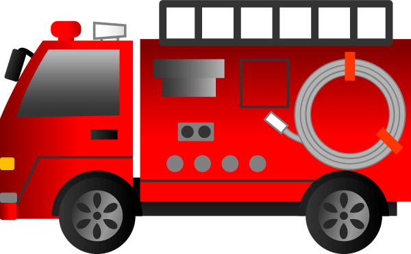 Пожарная машина смайлик