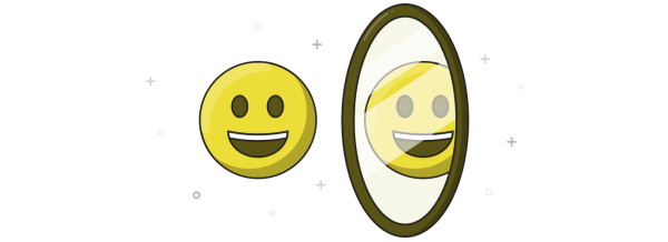 Смайл зеркало