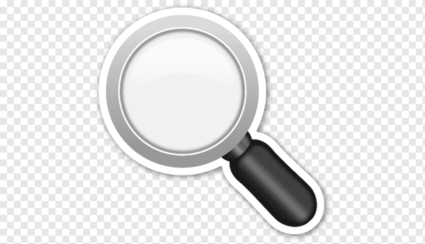 Стикер увеличительная лупа