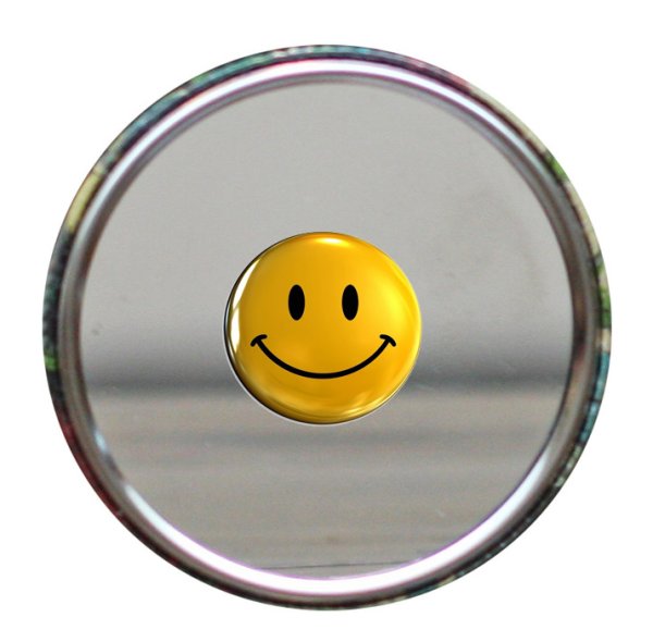 Смайлик зеркало