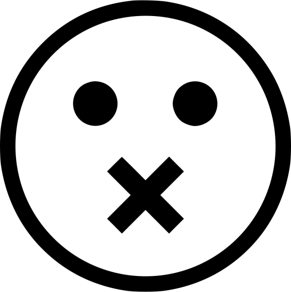 Молчание пиктограмма