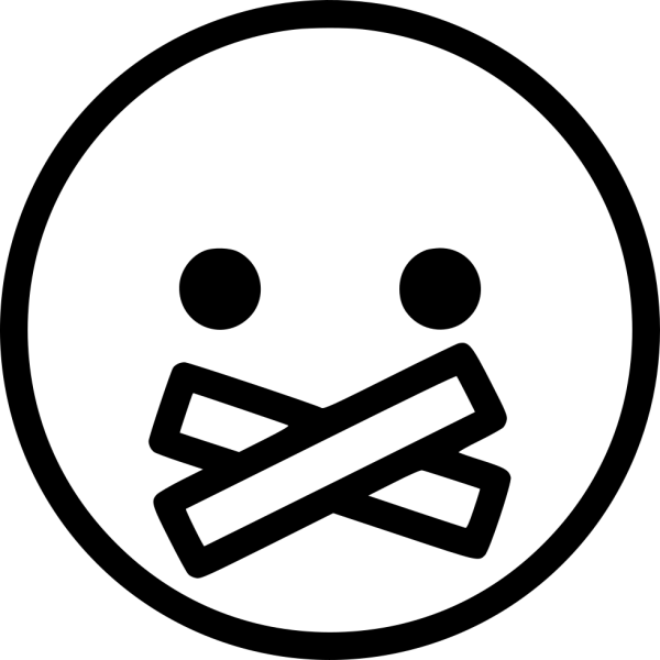 Молчание пиктограмма