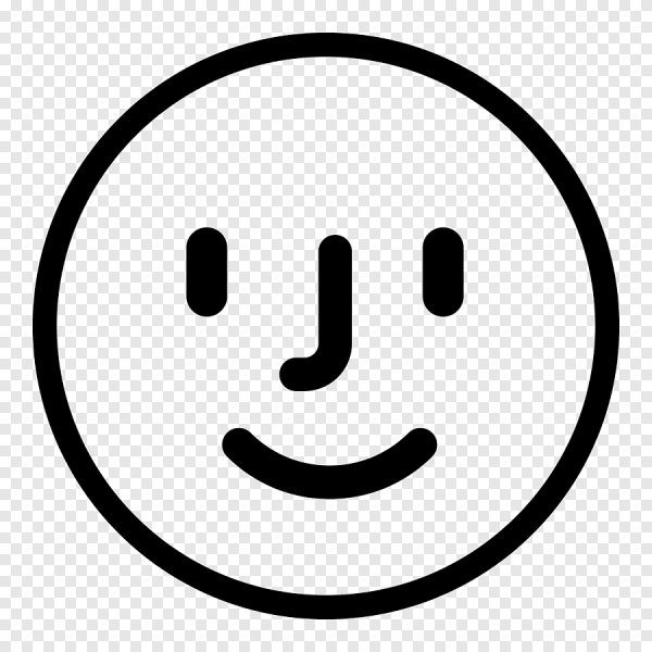 Графический рисунок смайлик