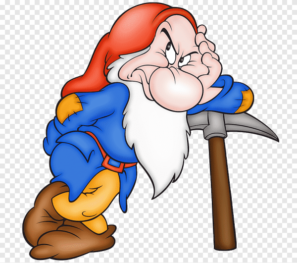 Гном Ворчун из Белоснежки