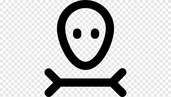 Смайлик смерти символами