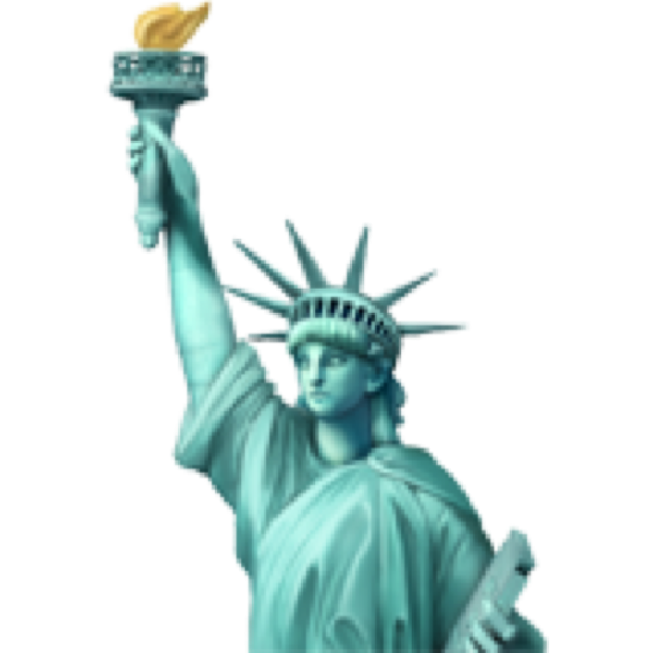 Эмодзи статуя свободы