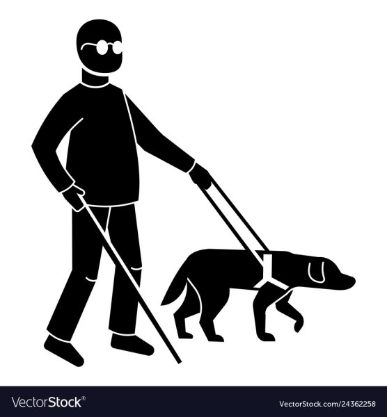 Значок слепой