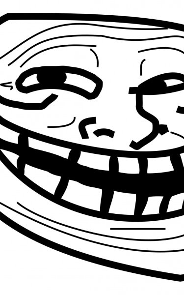 Лицо троллфейс