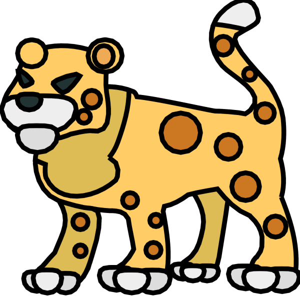 Смайлик леопард